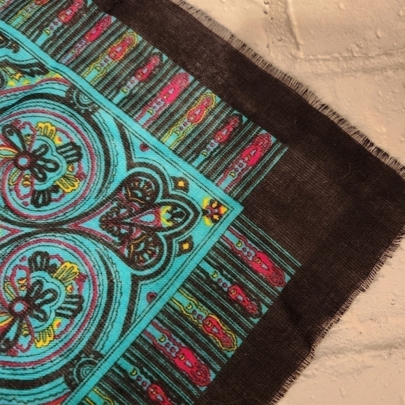 Challis by Berkshire Vtg Scarf - Picture 4 of 7